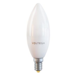 Лампа светодиодная Voltega E14 10W 2800К матовая VG2-C37E14warm10W 7064